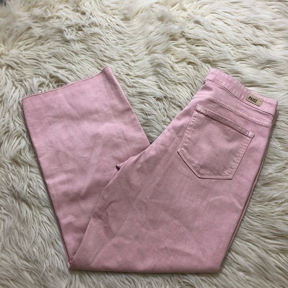 Paige ‘Nellie’ Culotte Blush Tie jean pants - Picture 3 of 8